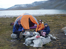 Camping with dad