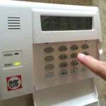 Alarm system panel