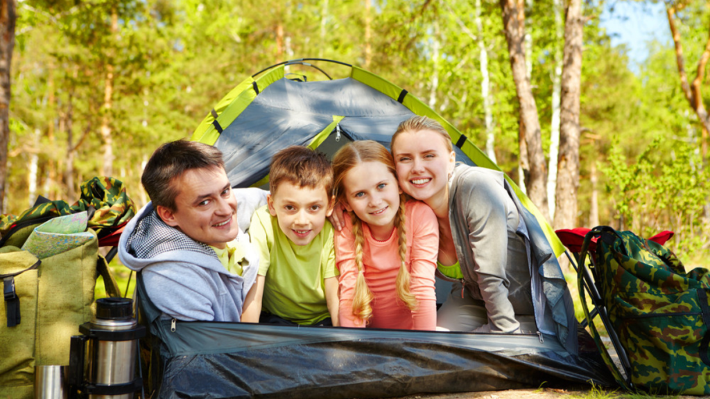 family camping adventure